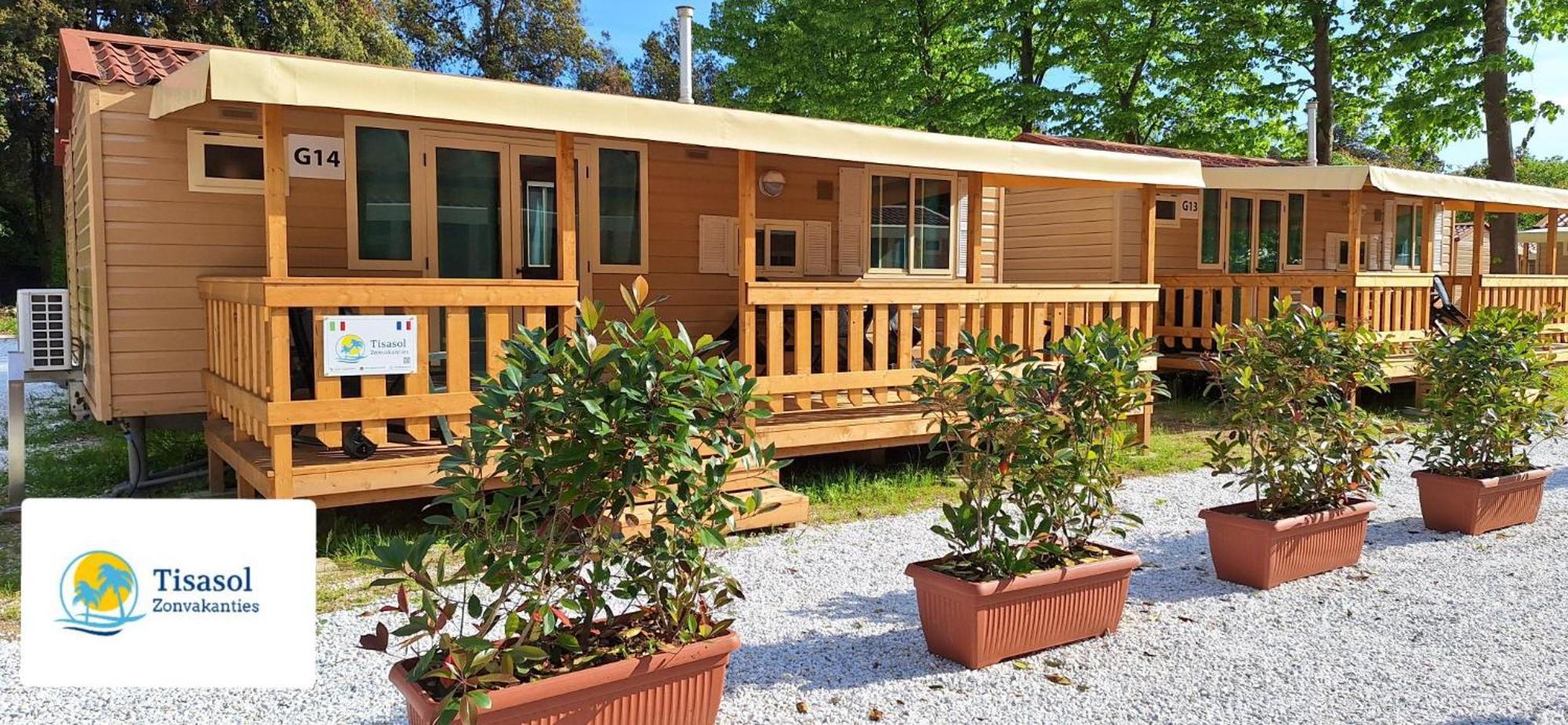 Mobile Home Viareggio - Including Airco- Camping Paradiso - G008 Eksteriør billede